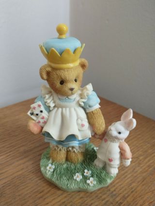 1997 Cherished Teddies Figurine Alicia Through The Looking Glass I See You