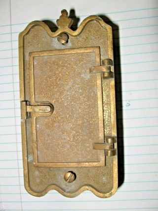 Vintage 1940 Peabody Acker Speak Easy Door Knocker Peephole - No.  D - 802