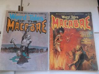 Seaboard Periodical: Weird Tales Of The Macabre 1 - 2,  J Jones & B Vallejo Crvs