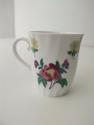 (E) Laura Ashley Floral 8oz Tea Cup Coffee Mug 3