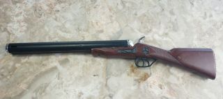 Unique Vintage Double Barrel Twin Flame Butane Lighter Rifle Shotgun Refillable