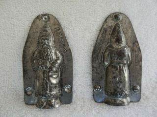 Chocolate Mold/177 Anton Reiche Father Christmas,  Holding Bag Antique Vintage