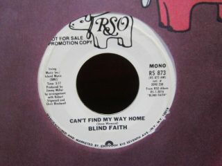 Blind Faith - Steve Winwood - Rare Promo Single " Can 