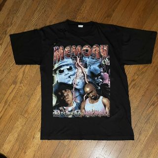 Vtg Tupac Biggie Rap Tee Shirt In Memory Stop The Violence 90’s Size Xl Dry Rot
