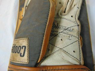 Cooper Ice Hockey Vintage Goalie Blocker Glove GM9 Left Hand Leather Waffle Mitt 3