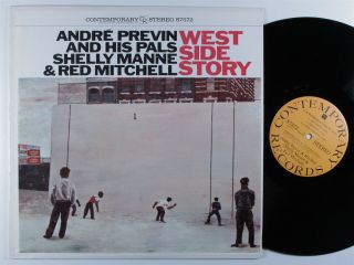 Andre Previn & His Pals West Side Story Contemporary Lp Vg,