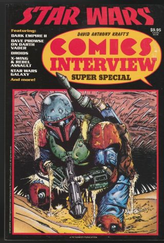 Comics Interview Special 1 Star Wars Issue Boba Fett Cover David Prowse