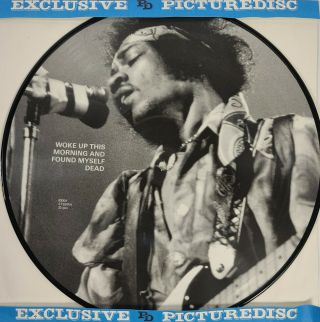 Jimi Hendrix - Woke Up This Morning & Found Myself Dead Picture Disc Vinyl Lp Ex