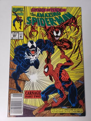 Spider - Man 362 - (nm, ) - 2nd App Of Carnage - - Newsstand