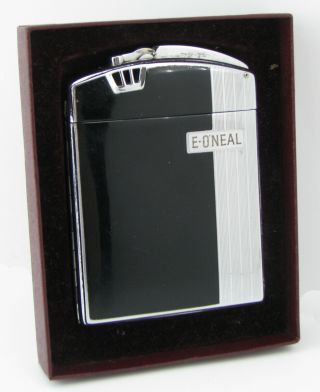 Vintage Ronson Art Deco Twentycase Combination Cigarette Case Lighter W/box
