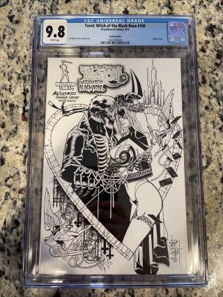 Tarot: Witch Of The Black Rose 100 Cgc 9.  8 Sketch Variant Studio Edition