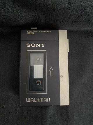Vintage Sony Walkman Cassette Player Wm - 3 Japan Metal Body Parts Repair