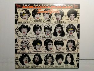 The Rolling Stones Some Girls,  Near,  1978 Banned Inner Sleeve Coc39108