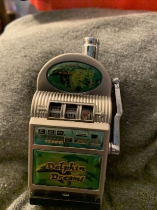 Dolphin Dreams Slot Machine Collectible Novelty Lighter Butane Torch Refillable