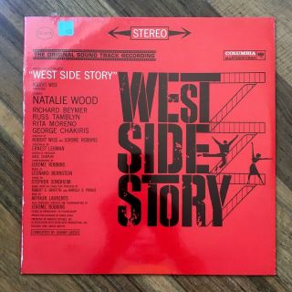 West Side Story Lp Vinyl Album Soundtrack 1961 Sondheim Ost Os 2070 Rare