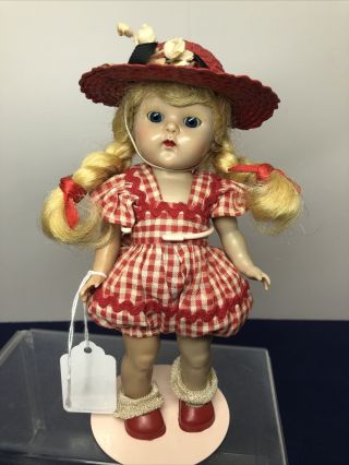 7” Vintage Vogue Ginny Doll Strung Blonde Painted Lash All Outfit A