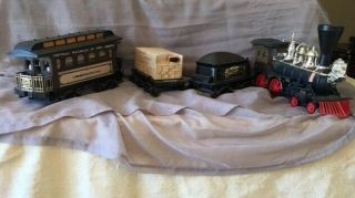 Vintage Jim Beam Ceramic Decanter Train Set Of 4