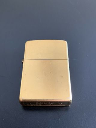 Vintage Brass Wind Proof Zippo Lighter