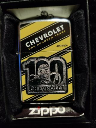 Zippo 2011 Chevy 100 Years - Case Only - No Insert