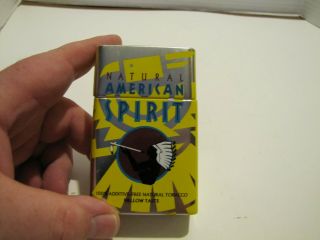 Vtg Natural American Spirit Cigarette Metal Tin