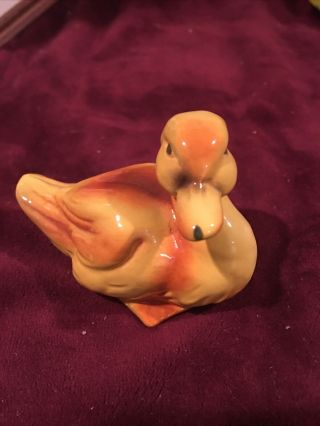 Antique/vintage Goebel Porcelain Yellow Bird W Germany Duck Figurine