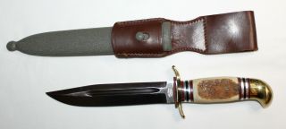Vintage Collectors Erik Frost Mora Sweden Steel Dagger Knife