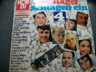 Schlager Schlagen Ein 4 - Vinyl Lp [france Gall/ Small Faces/ Herman 