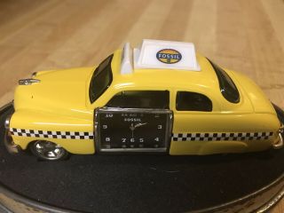 Fossil Desk Clock Limited Edition Taxi Cab