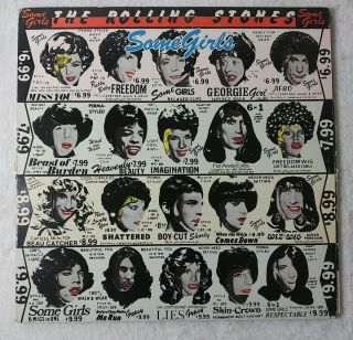 The Rolling Stones - Some Girls Lp Vinyl Record Coc 39108 1978
