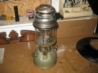Vintage German Petromax Rapid 829/500 Cp Lantern W/ Aida Shade