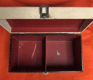 Vintage 45 RPM Record (Vinyl) Double Wide Case With Key 3
