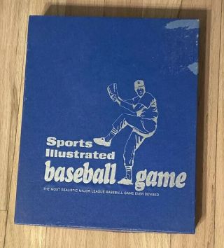 1971 Sports Illustrated Baseball Board Game Very Good Vintage