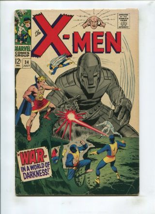 X Men 34 (4.  0) In A World Of Darkness 1967