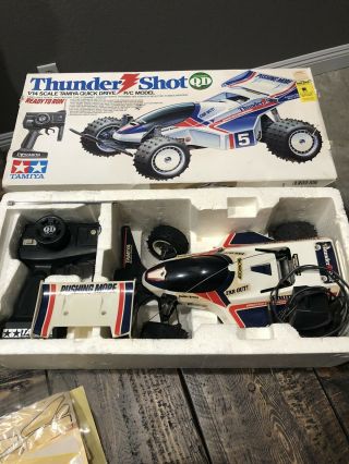 Vintage 1988 Tamiya Thundershot Rc 1/14 Buggy