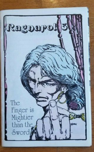 Ragnarok 3 Fanzine 1972 Vaughn Bode Barry Smith Marc Collins Jack Davis W/poster