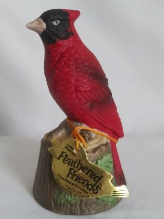 Jasco Feathered Friends Cardinal Bell Bisque Porcelain