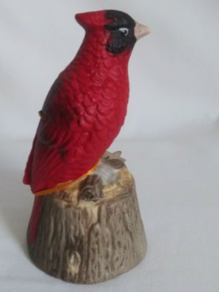 Jasco Feathered Friends Cardinal Bell Bisque Porcelain 3