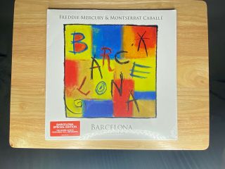 Freddie Mercury & Montserrat Caballé Barcelona Hollywood Records Vinyl Lp