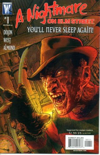 Wildstorm Comics A Nightmare On Elm Street Complete Series Issues 1 - 8
