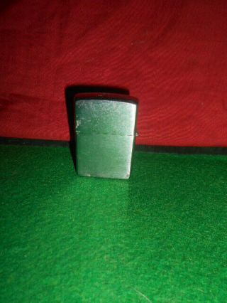 Vintage E Zippo Lighter Bradford.  Pa.  Silver Color Made In Usa