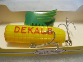 Fred Arbogast Dekalb Corn Fishing Lure Advertising Lure