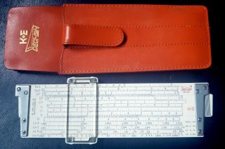 Rare Vintage Keuffel & Esser Co.  K&e 68•1130 Pocket Deci - Lon Slide Rule See Pic.