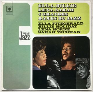 Billie Holiday/ella/lena Horne/sarah Vaughn 4 Grandes Dames Du Jazz 1972 Cbs Exc