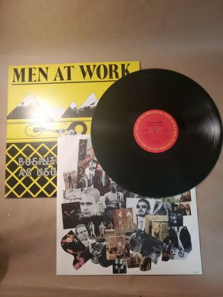 Men At Work Business As Usual Vinyl Lp Album