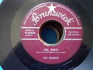 The Crickets Buddy Holly Not Fade Away/oh Boy Brunswick 9 - 55035 45 Rpm
