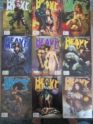 Complete Set 2005 Heavy Metal Graphic Novel Magazines J,  M,  M,  J,  S,  N,  3 Specials