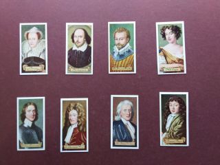 Celebrities Of British History Issued 1935 By Carreras Set 50