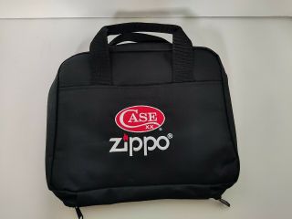 Case Xx Zippo Storage Zipper Bag,  Pack Holds 16 Case Xx Knives 12 Zippo Lighters