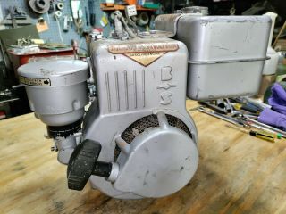 Vintage 1959? Silver Briggs & Stratton 3hp Engine 80302 Minibike Go - Kart Other