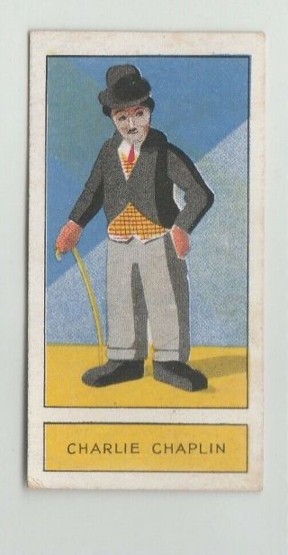 1932 Godfrey Phillips - Personalities Of Today (single Card - Charlie Chaplin)